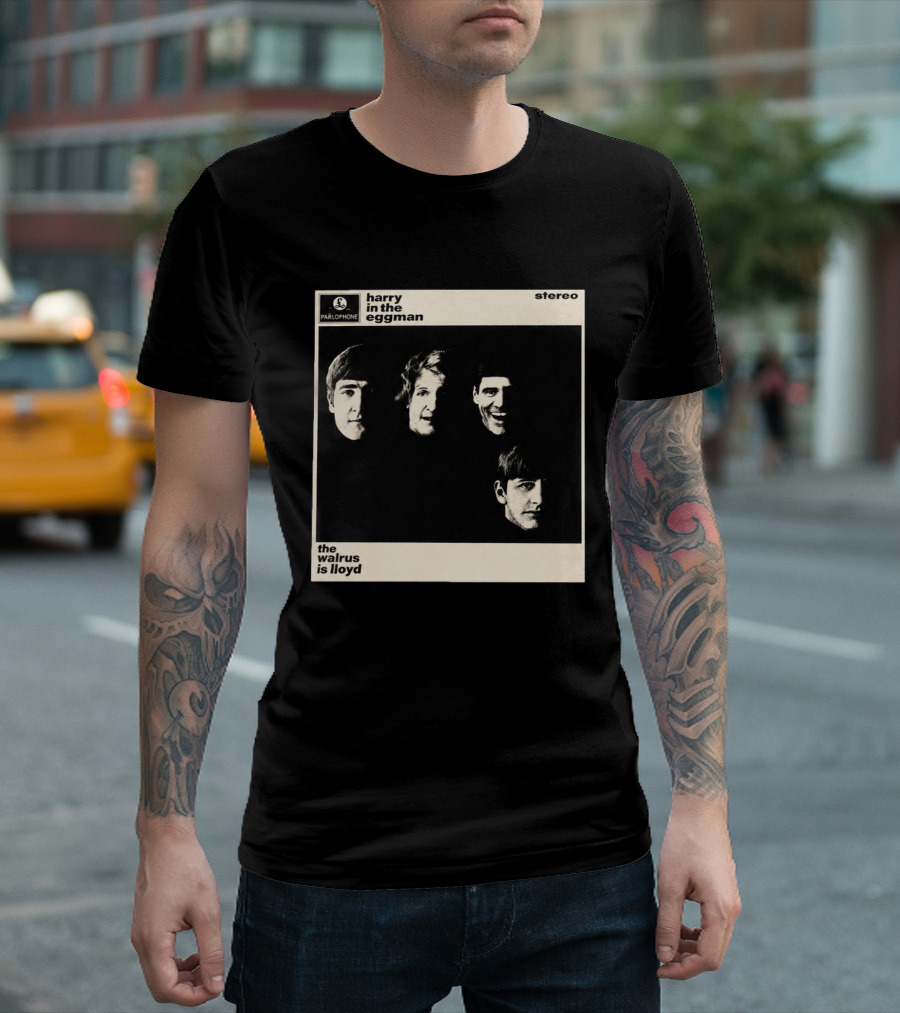 Parlophone Harry In The Eggman The Walrus Is Lloyd Stereo T-Shirt