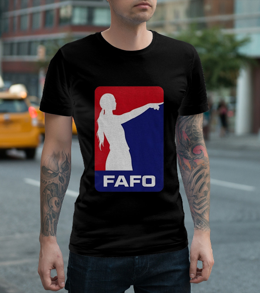 Sophie Cunningham FAFO Pointing Indiana Fever WNBA Fan T-Shirt