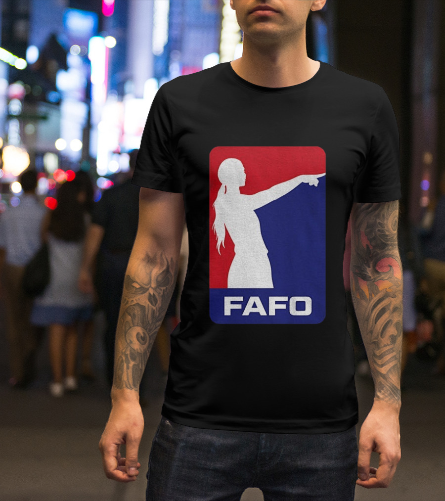Sophie Cunningham FAFO Pointing Indiana Fever WNBA Fan T-Shirt