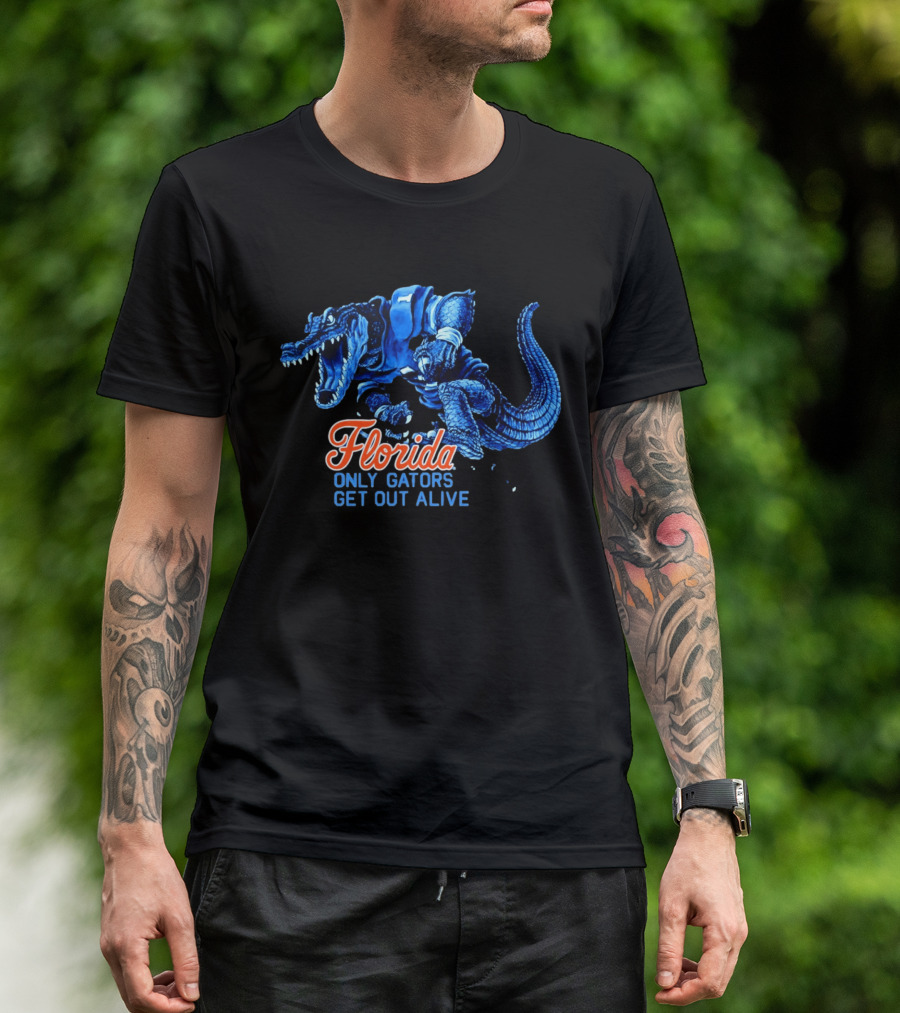 Florida Gators Only Gators Get Out Alive T-Shirt