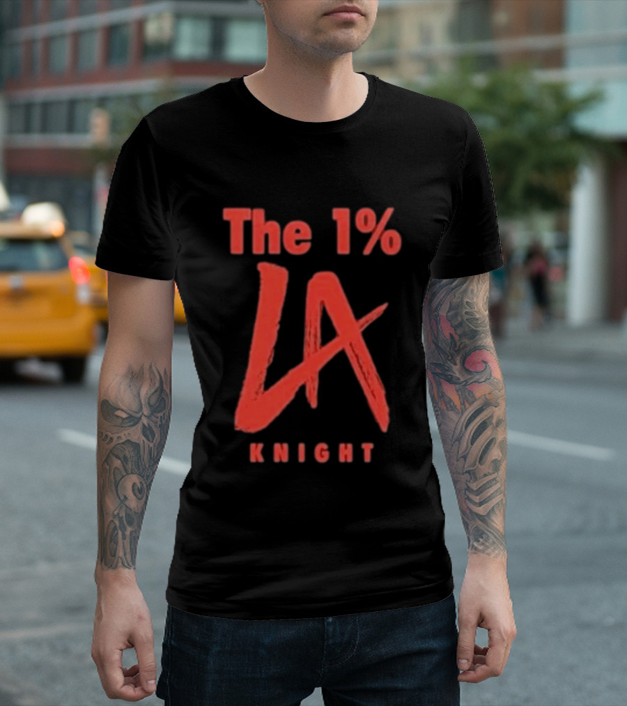 The 1% LA Knight Bold Red T-Shirt