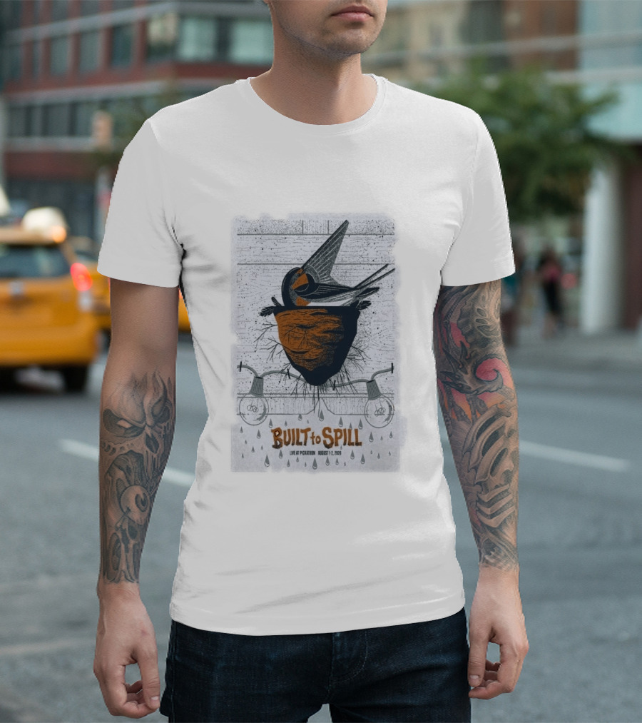 Built To Spill Live At Pickathon August 1 2 2026 Bird And Nest T-Shirt