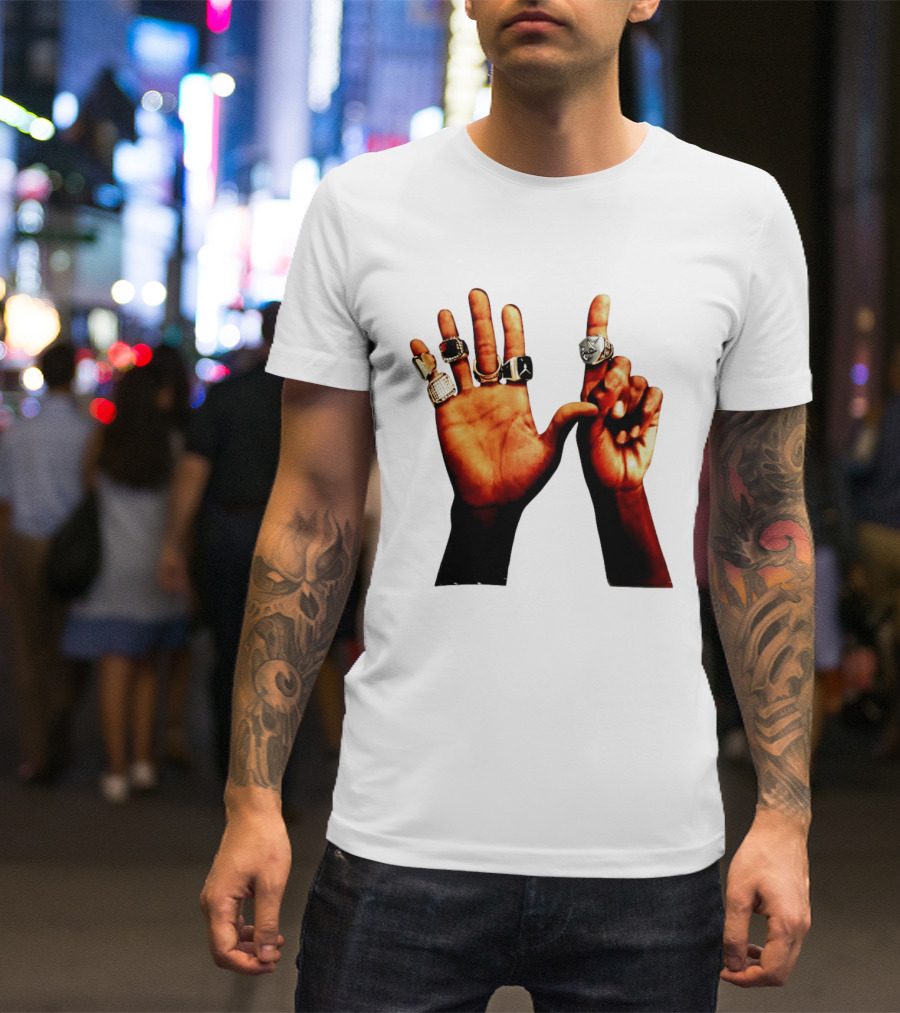 Carlos Alcaraz Championship Rings NBA Jordan Rolex Iconic Hands T-Shirt