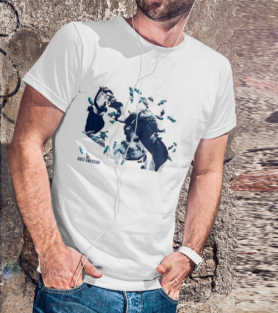 Colt Emerson Walk Off Bubble Gum Bath Mariners Baseball T-Shirt