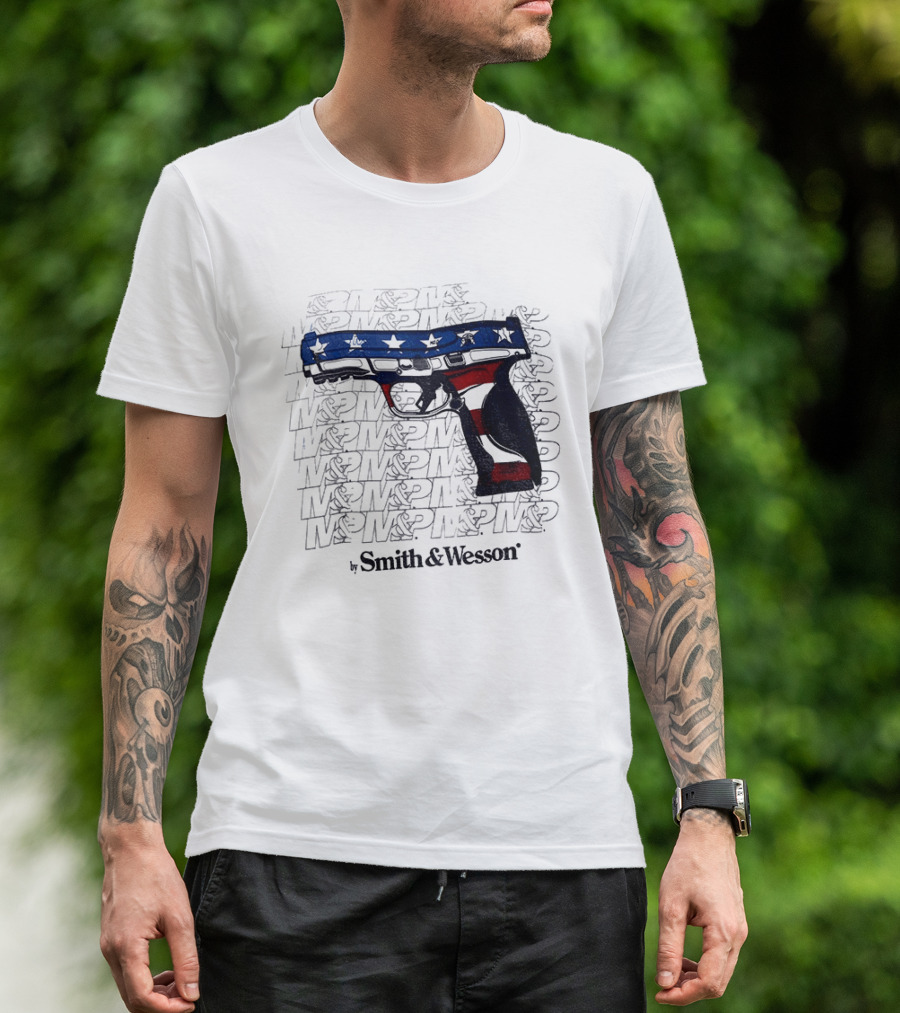 M P Monday By Smith And Wesson Stars And Stripes T-Shirt