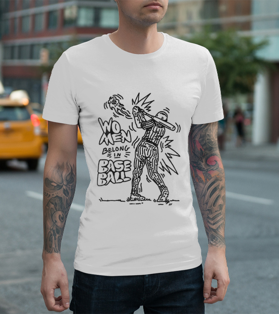 Women Belong In Baseball Philly T-Shirt
