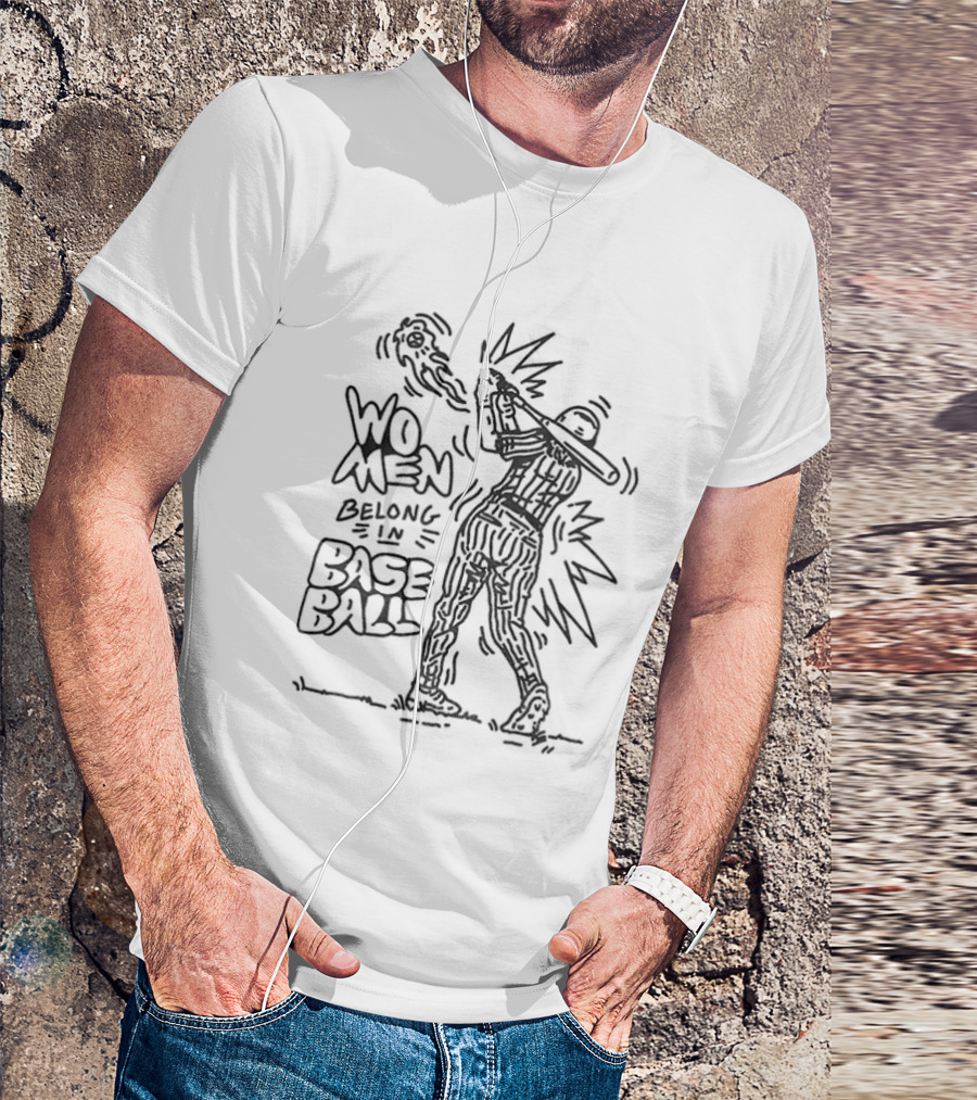 Women Belong In Baseball Philly T-Shirt
