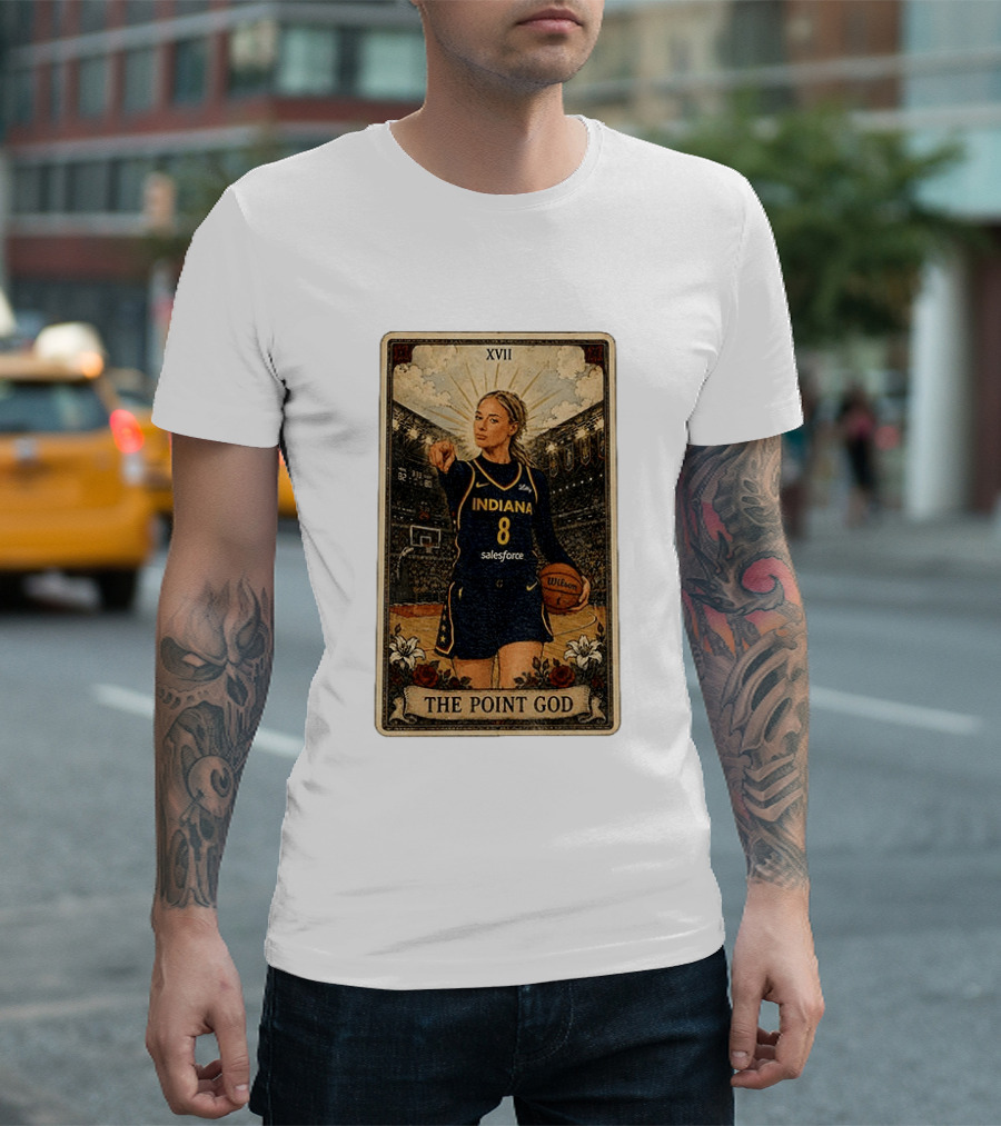 Sophie Cunningham Indiana The Point God XVII Tarot Card Basketball 8 T-Shirt