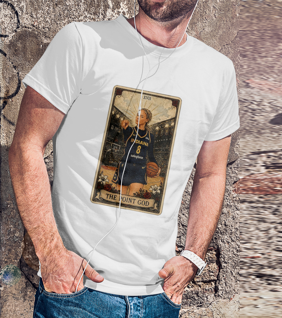 Sophie Cunningham Indiana The Point God XVII Tarot Card Basketball 8 T-Shirt
