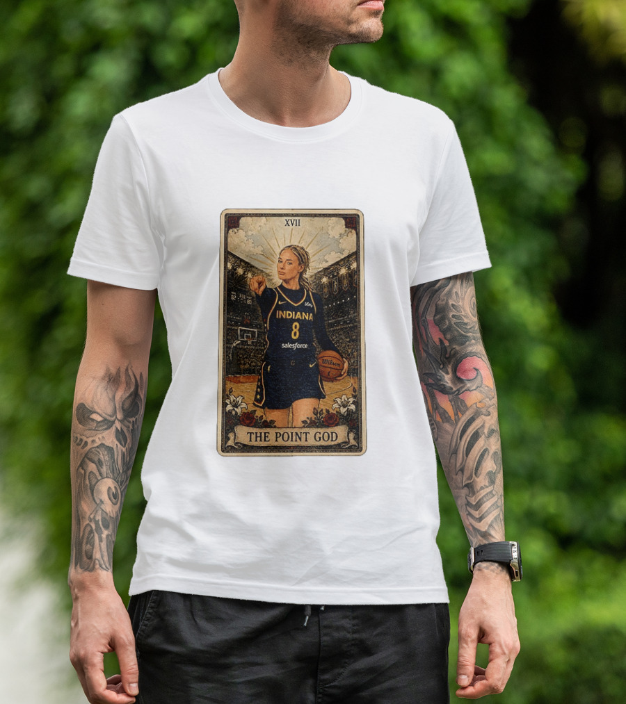 Sophie Cunningham Indiana The Point God XVII Tarot Card Basketball 8 T-Shirt