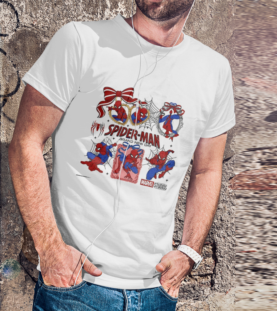 Spider Man Brand New Day Marvel Studios Masked Web Hero Coquette Superhero T-Shirt