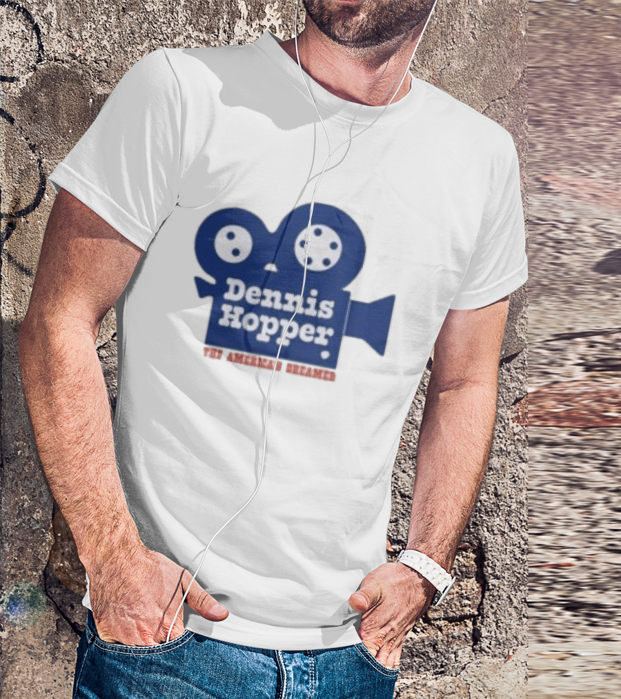 Dennis Hopper The American Dreamer Movie Camera T-Shirt