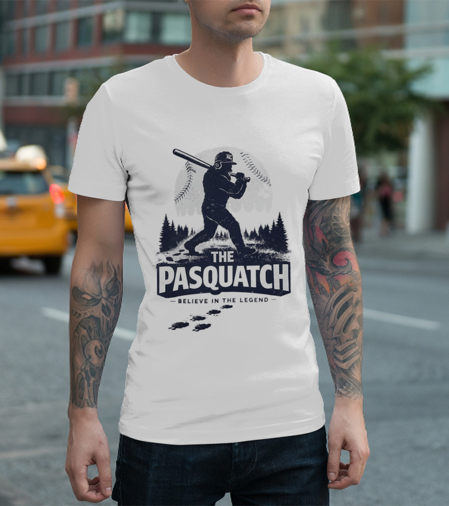 The Pasquatch Believe In The Legend Bigfoot MLB Kansas City Royals T-Shirt
