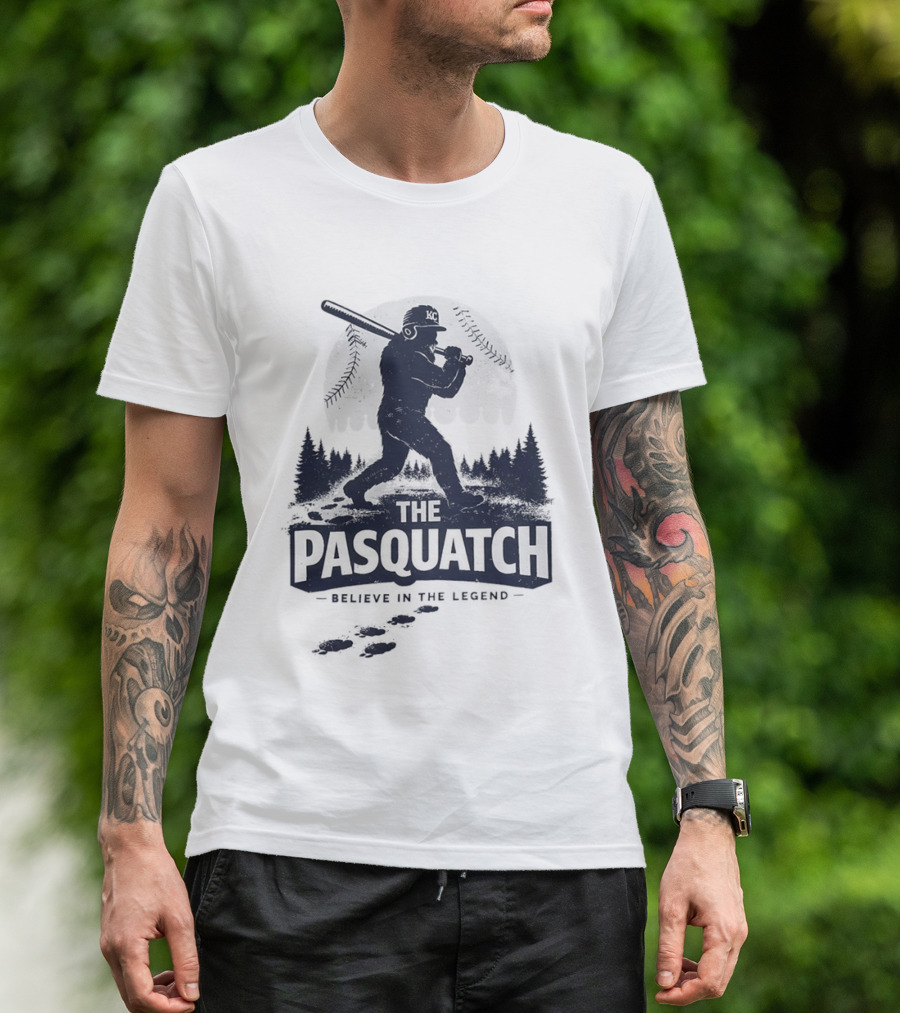 The Pasquatch Believe In The Legend Bigfoot MLB Kansas City Royals T-Shirt