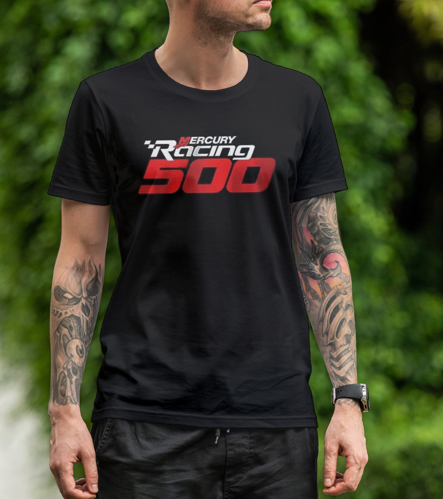 Mercury Racing 500 High Performance Speedboat Racing Men's T-Shirt