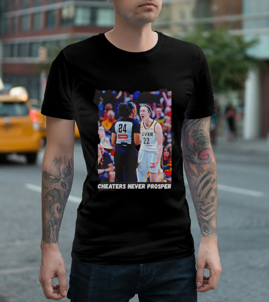 Cheaters Never Prosper 22 Basketball Athlete Intensity Moment T-Shirt