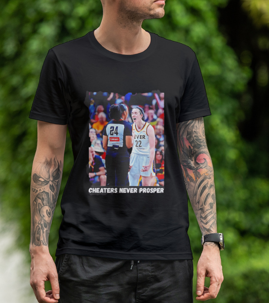 Cheaters Never Prosper 22 Basketball Athlete Intensity Moment T-Shirt