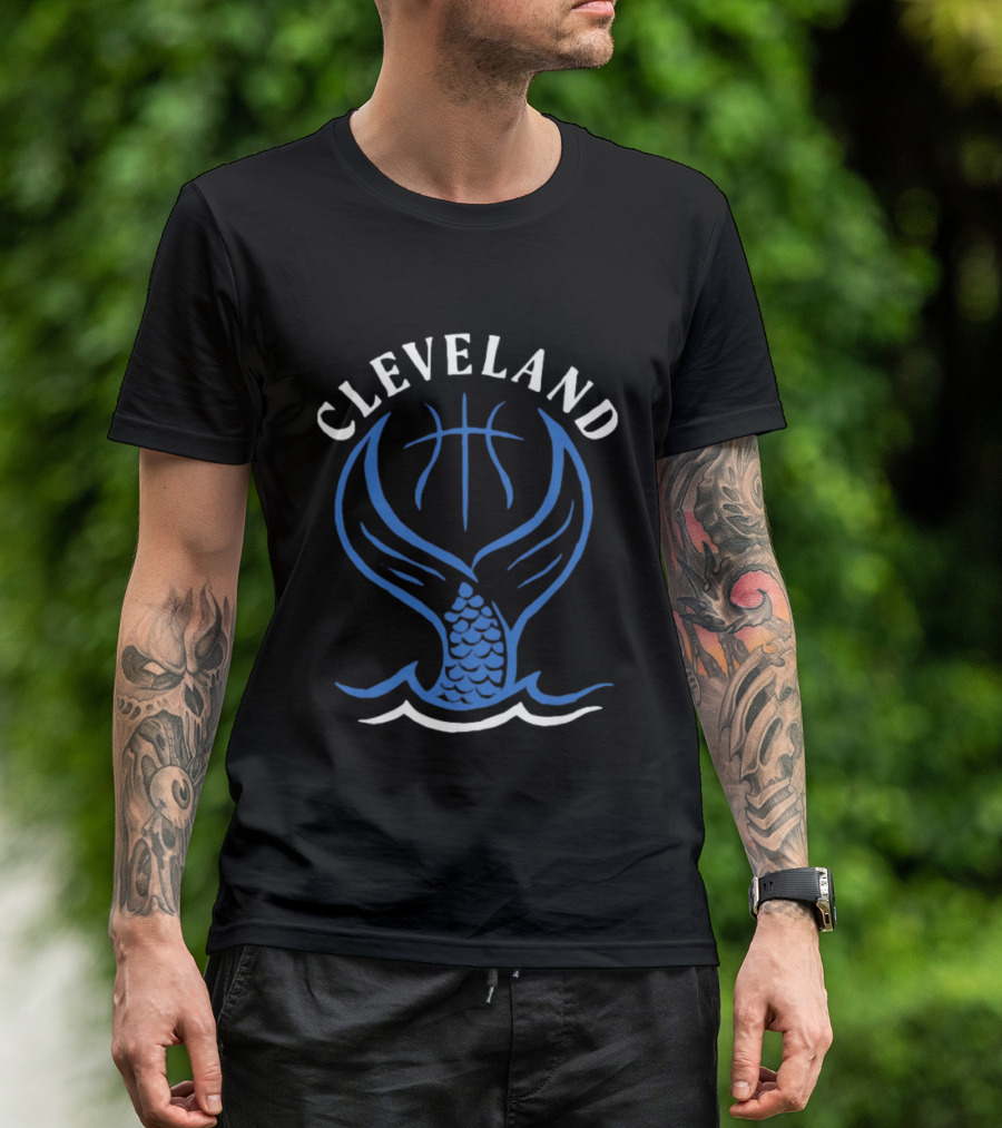 Cleveland Basketball Waves Women's Team Aquatic Spirit T-Shirt