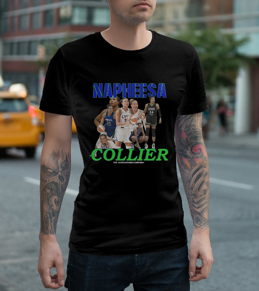Napheesa Collier MVPhee Queen Of The Court Lynx Basketball Star T-Shirt