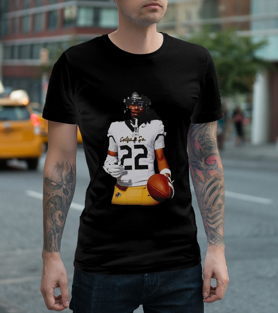 Colquitt County Packers Sean Ethan 22 Football Jersey Player Image T-Shirt
