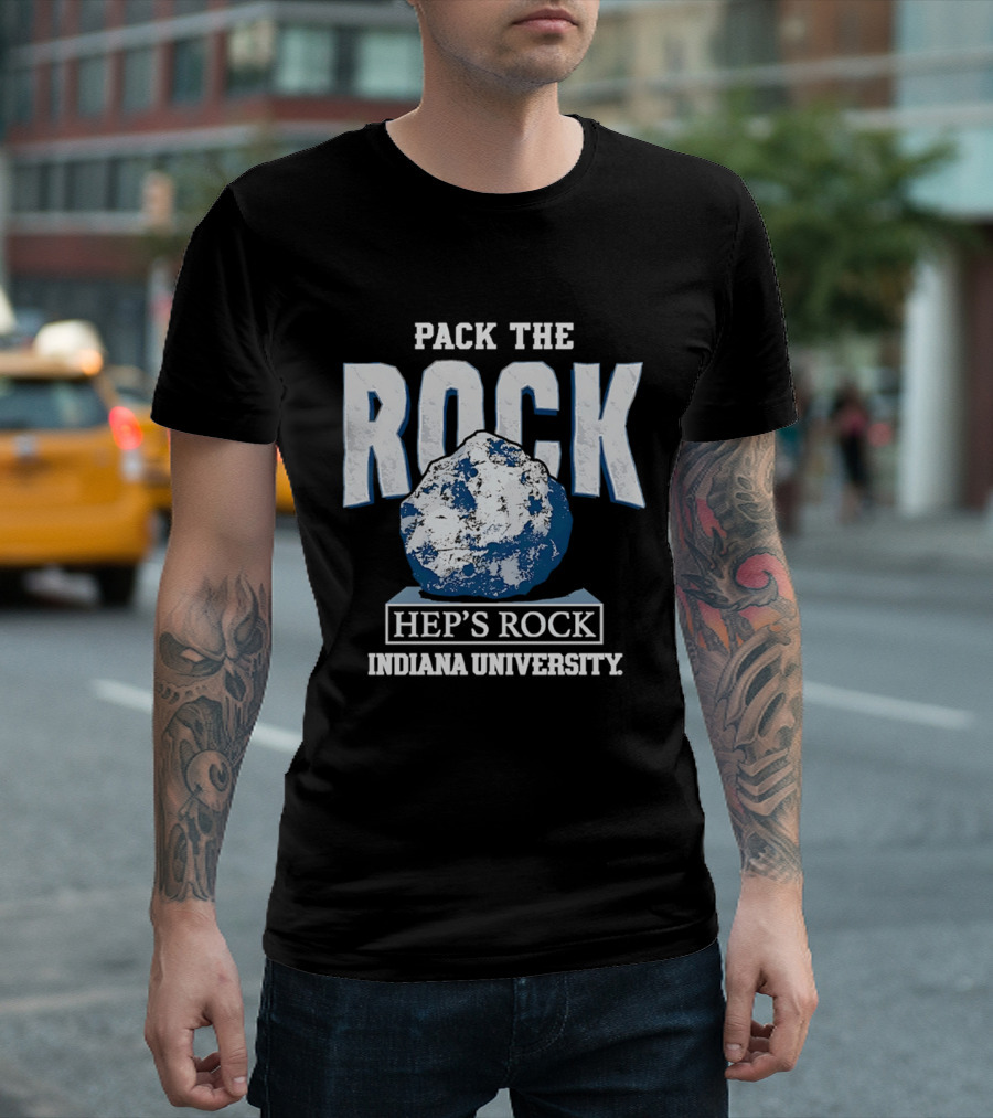 Pack The Rock Hep's Rock Indiana University T-Shirt