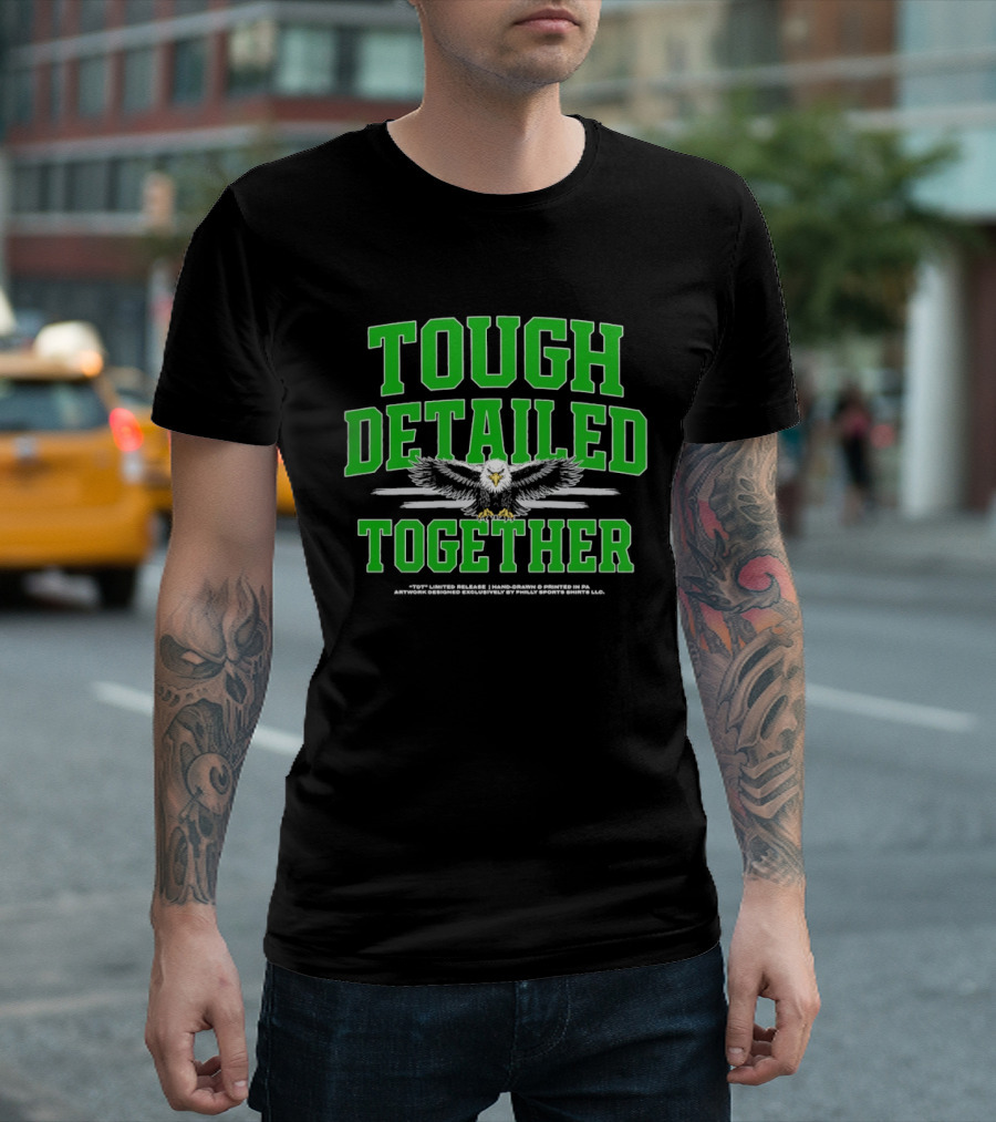 Philadelphia Eagles Tough Detailed Together Jalen Hurts T-Shirt