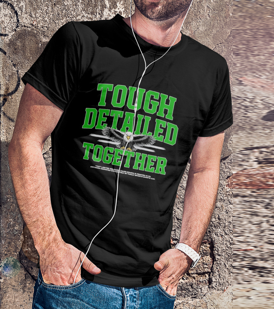 Philadelphia Eagles Tough Detailed Together Jalen Hurts T-Shirt