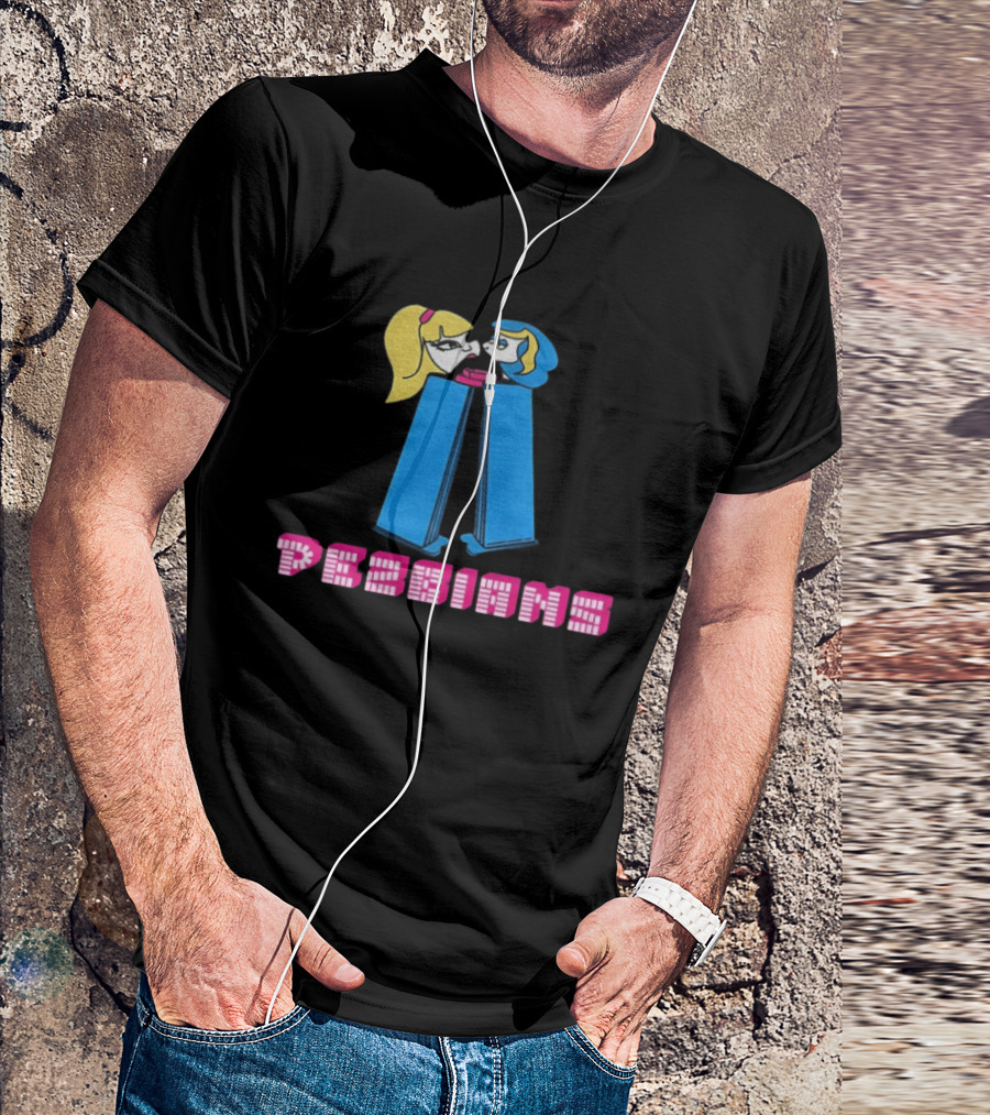 Pezbians The Powerpuff Girls Pez Dispenser Mashup T-Shirt