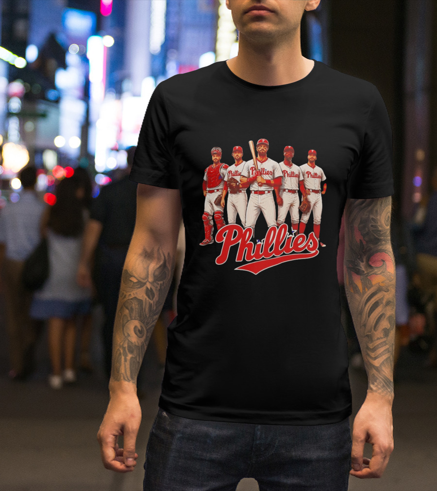 Philadelphia Phillies Field Of Dreams 2026 Team Roster Lineup T-Shirt