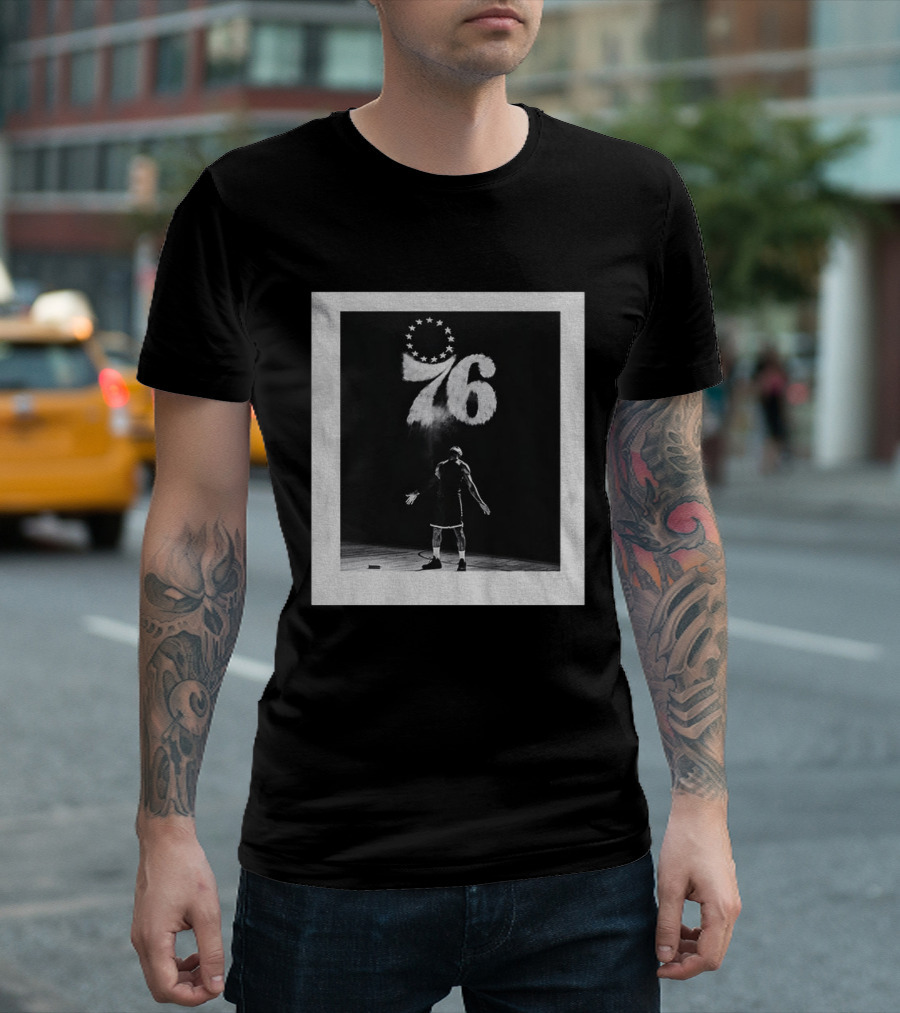 Philadelphia 76ers LeBron James Last Chalk Toss Moment T-Shirt