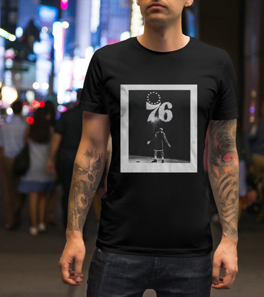 Philadelphia 76ers LeBron James Last Chalk Toss Moment T-Shirt