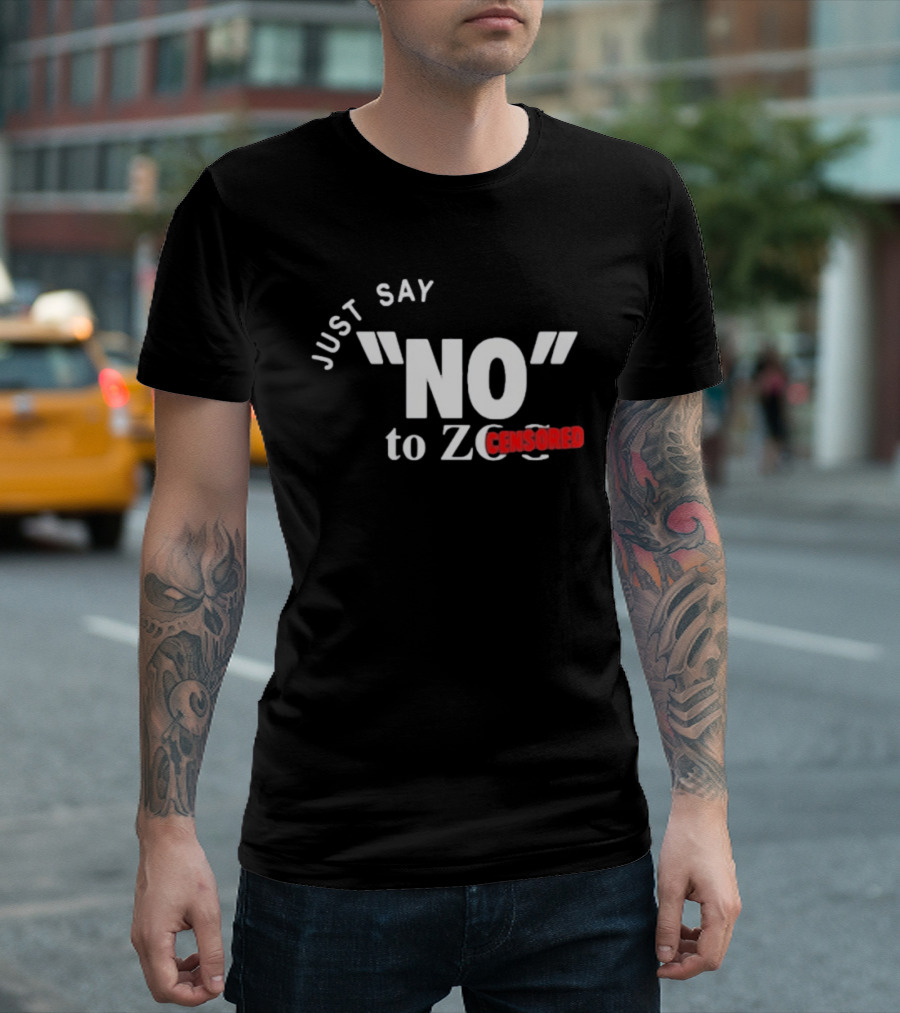 Randy Weaver Just Say No To Censored Zero T-Shirt