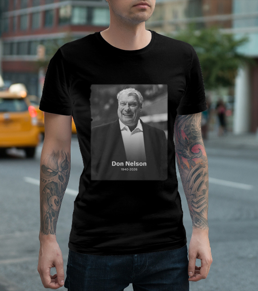 Don Nelson 1940 2026 Basketball Legend Memorial T-Shirt