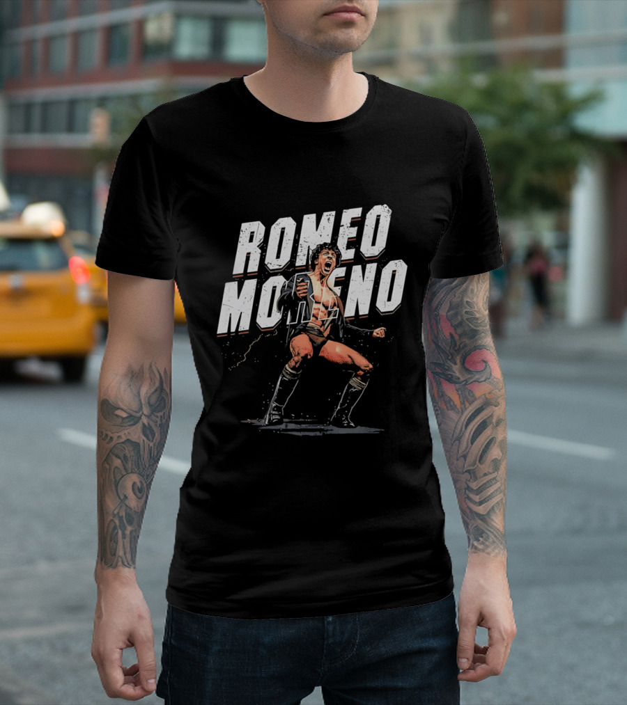 Romeo Moreno Dynamic NXT Superstar Wrestling Persona T-Shirt