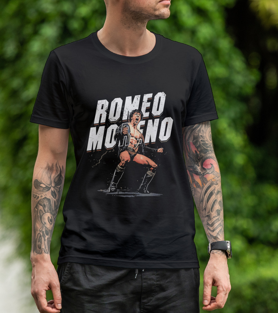 Romeo Moreno Dynamic NXT Superstar Wrestling Persona T-Shirt