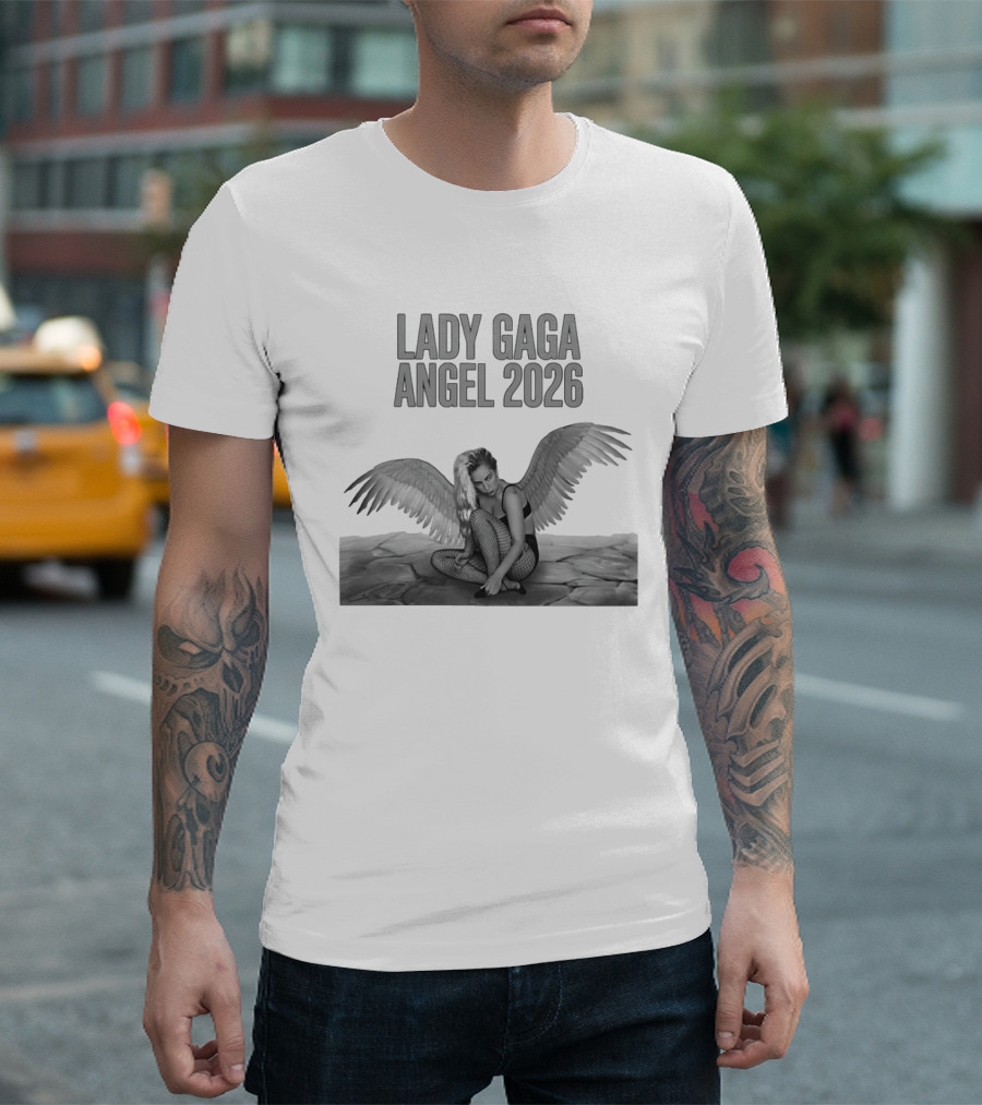 LADY GAGA ANGEL 2026 Winged T-Shirt