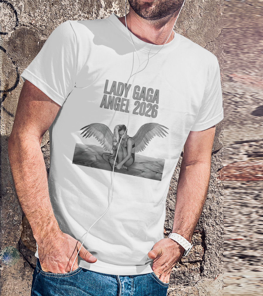 LADY GAGA ANGEL 2026 Winged T-Shirt