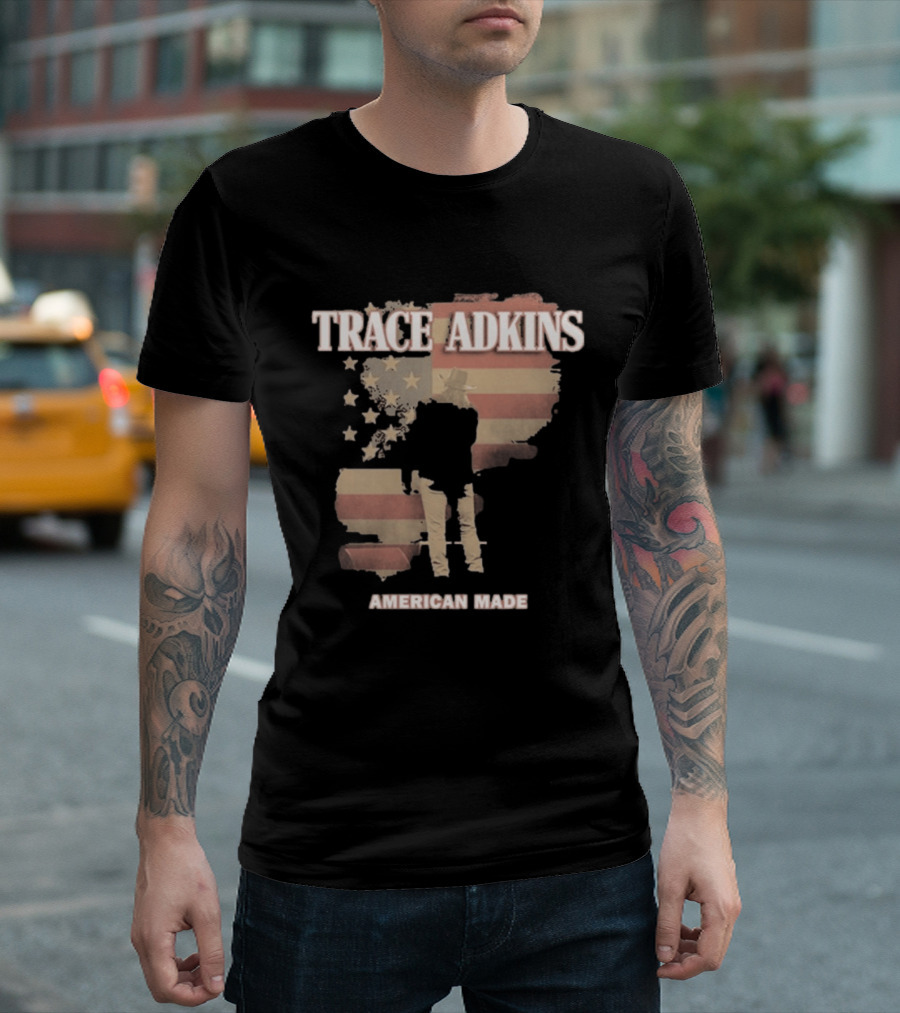 Trace Adkins American Made USA Flag Stars And Stripes T-Shirt