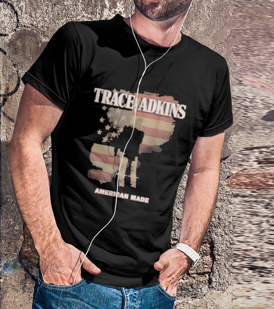 Trace Adkins American Made USA Flag Stars And Stripes T-Shirt