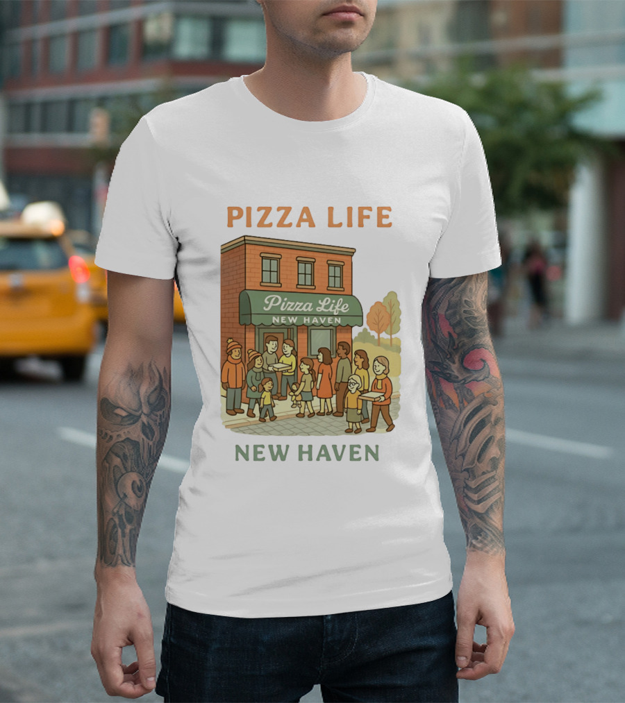 Pizza Life New Haven Family Gathering At Pizzeria T-Shirt