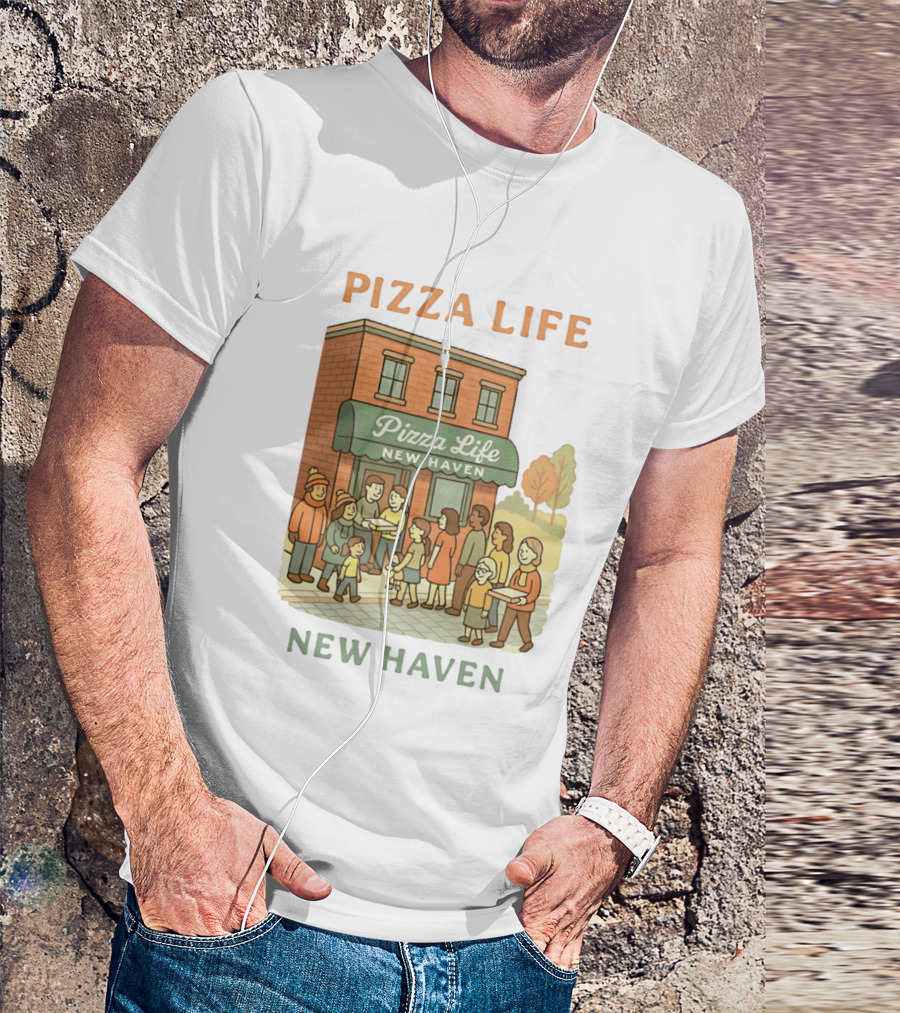 Pizza Life New Haven Family Gathering At Pizzeria T-Shirt