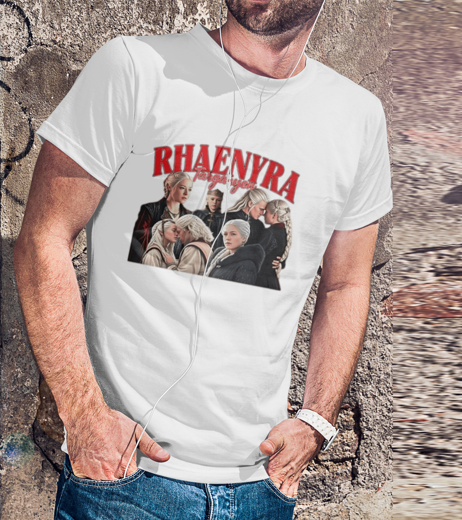 Rhaenyra Targaryen Photo Collage Bootleg Portraits T-Shirt