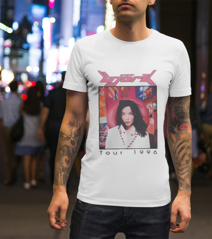 Björk Tour 1996 Post Icelandic Singer T-Shirt