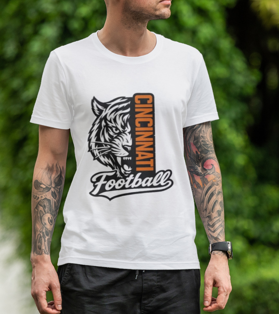 Cincinnati Football Tiger Tiger Iconic Team T-Shirt