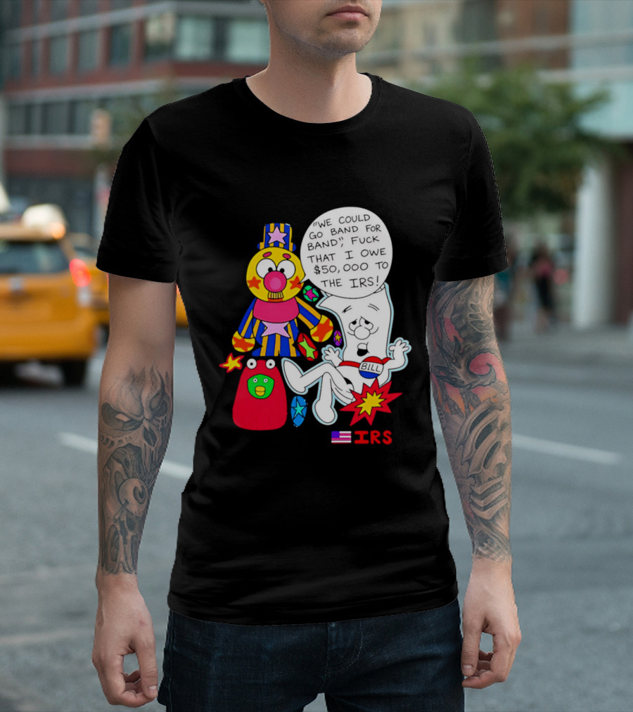 I'm Just A Bill IRS Debt Schoolhouse Rock Clown And Starburst T-Shirt