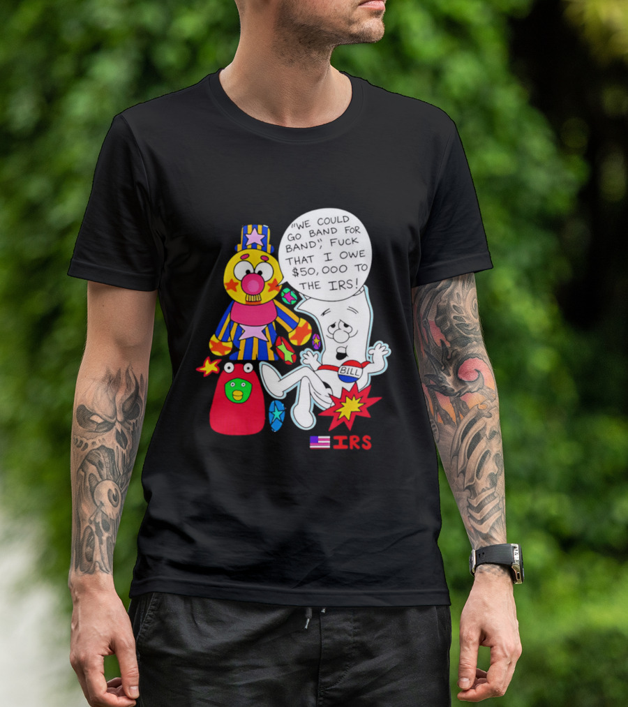 I'm Just A Bill IRS Debt Schoolhouse Rock Clown And Starburst T-Shirt