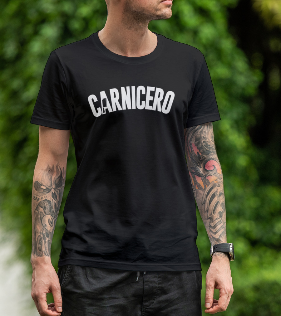 Carnicero Arched Meat Cleaver Butcher Knife T-Shirt