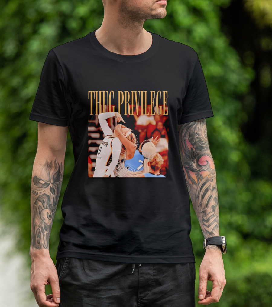 Thug Privilege Sophie Cunningham Basketball Action T-Shirt