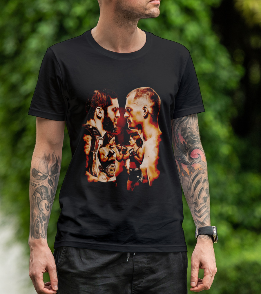 UFC 330 Matchup Islam Makhachev Vs Alexander Volkanovski Face Off T-Shirt