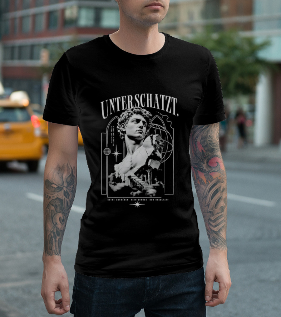 Unterschaetzt Discipline Classical Bust Keine Ausreden Keine Ergebnisse T-Shirt